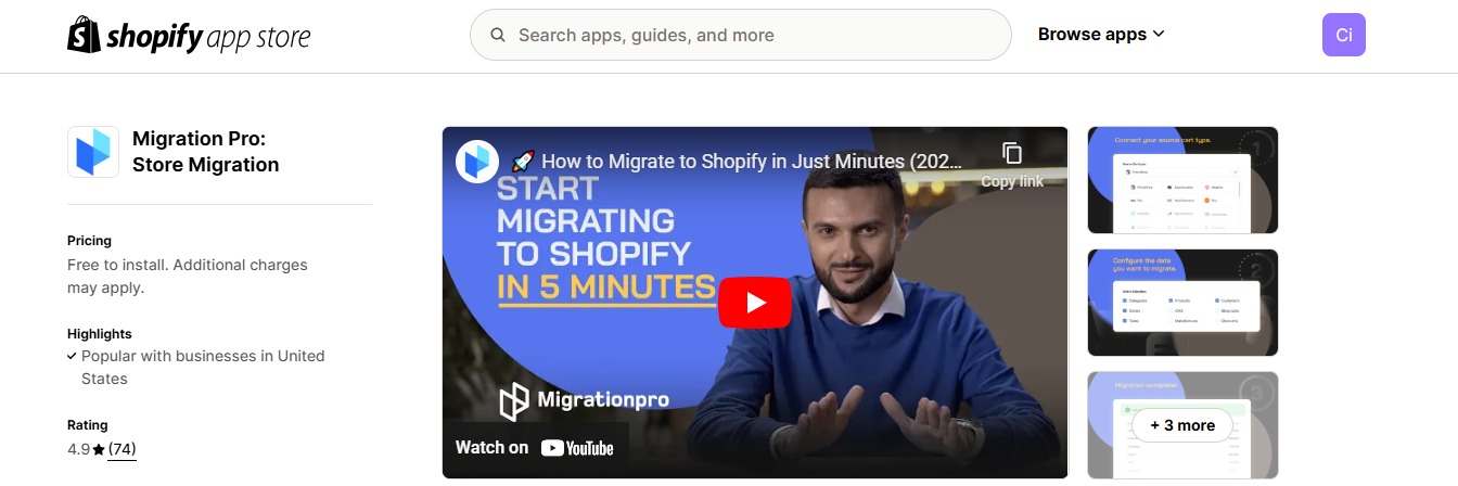MigrationPro ‑ Store Migration